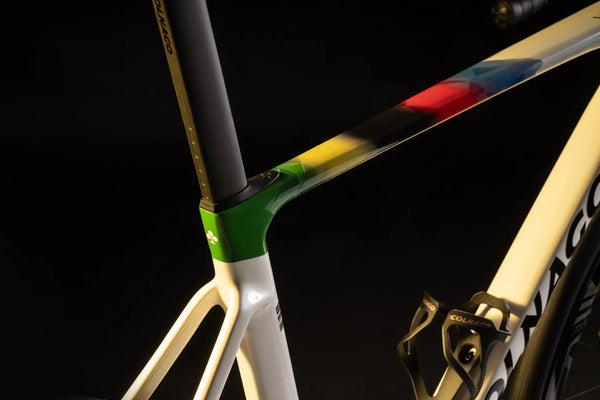 Colnago V5Rs Rennrad - Weltmeister Streifen