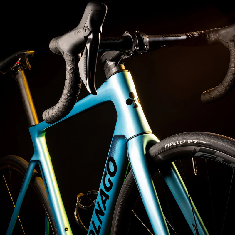hellblaues rennrad Colnago V4 Rennrad Hellblau – Velo67