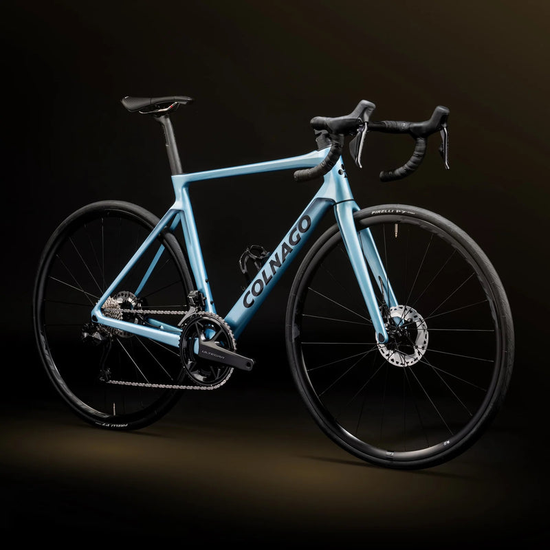 hellblaues rennrad Colnago V4 Rennrad Hellblau – Velo67