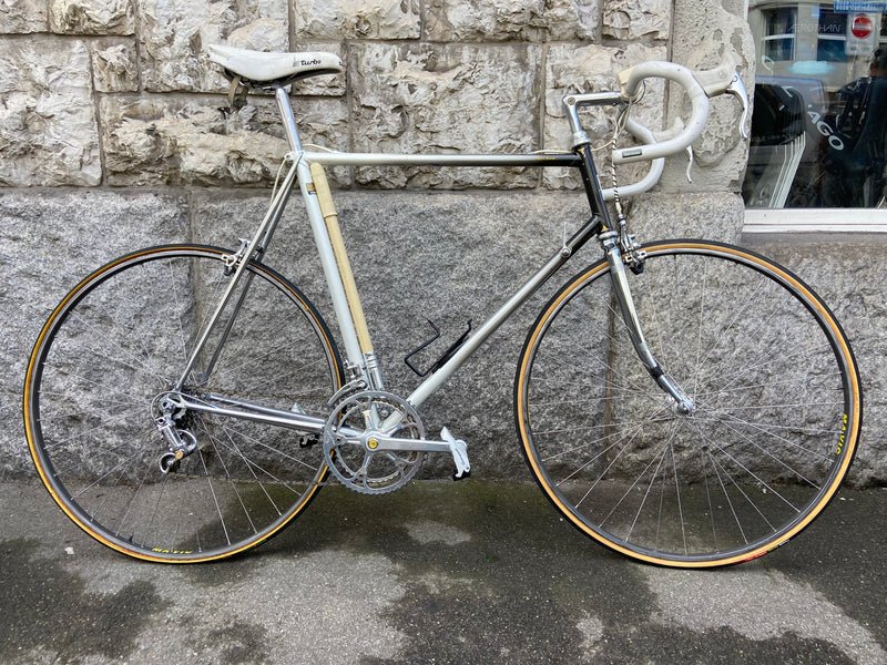 caminada rennrad Rennvelo Caminada Ferrari mit Campagnolo 50er Jubiläums Gruppe Gr61 – Velo67