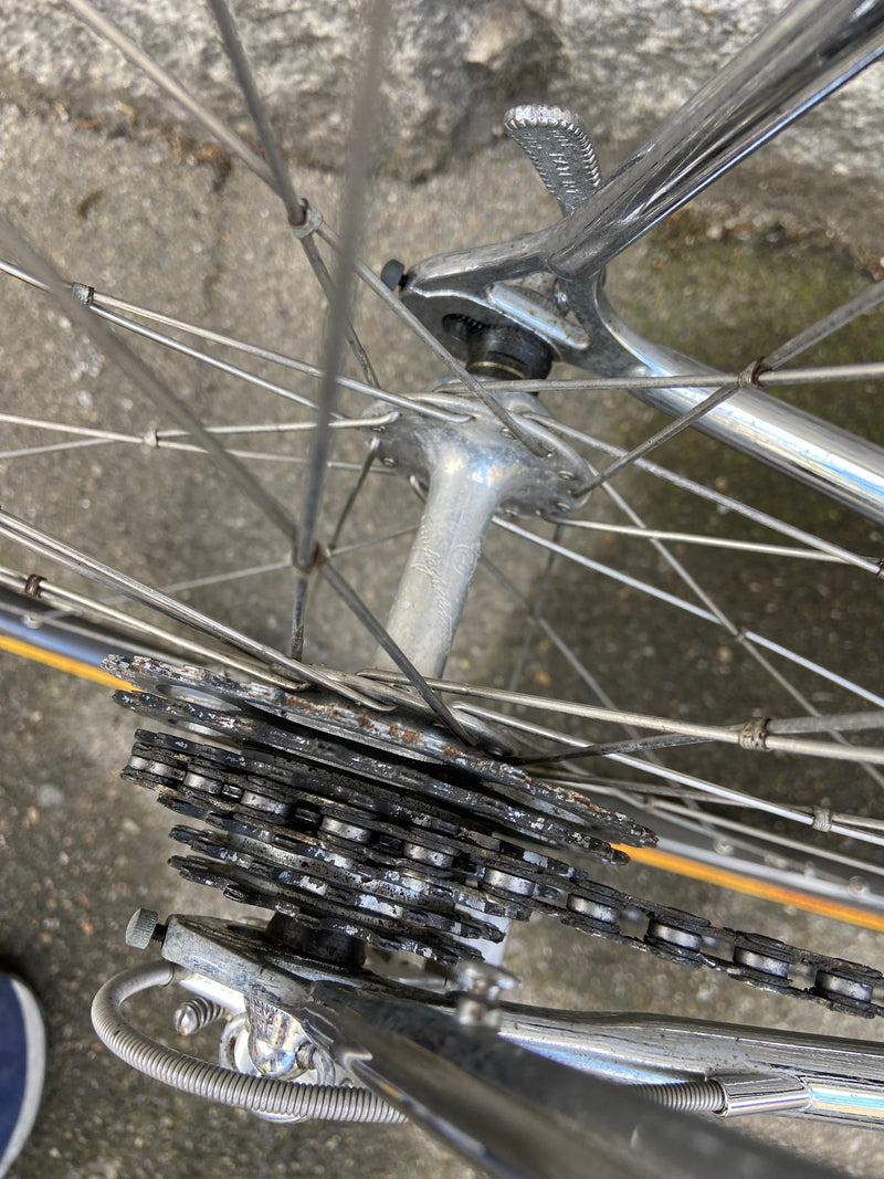 caminada rennrad Rennvelo Caminada Ferrari mit Campagnolo 50er Jubiläums Gruppe Gr61 – Velo67